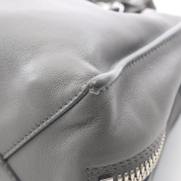 Balenciaga PAPIER A6 ZIP AROUND Paper Handbag, Leather, Women's, Gray, 370926 - Picture 8 of 12